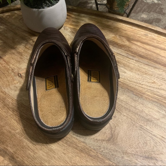 Ariat sling back mules croc 🐊 croc skin look - Picture 4 of 10